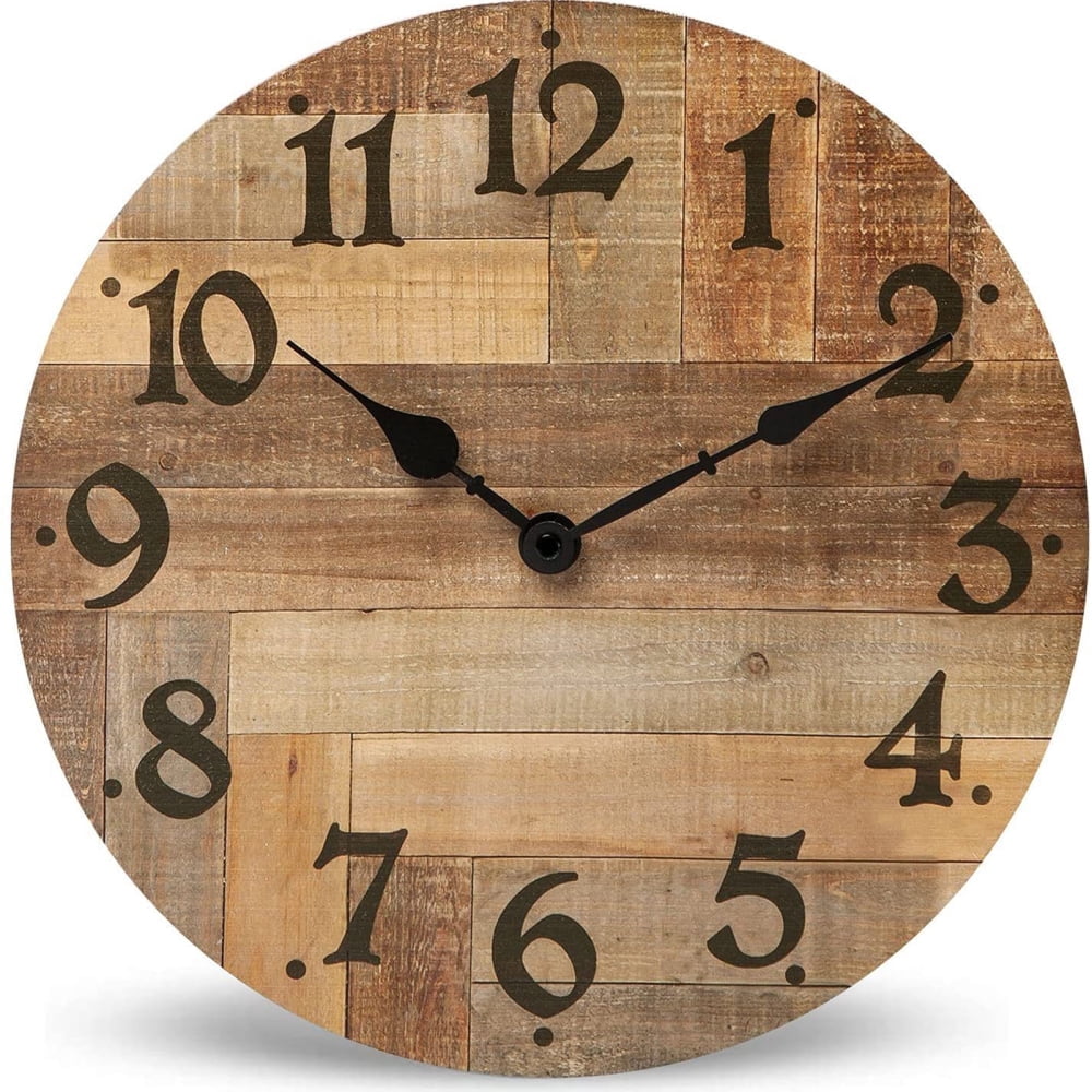 Modern Simple Wall Silent Clock Vintage Mid-Century Style Design for Living Room Bedroom Decor - #3