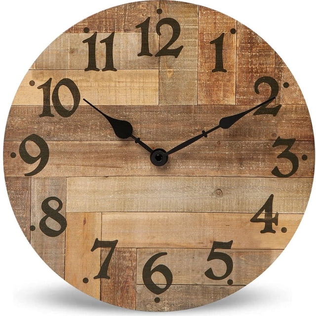 Modern Simple Wall Silent Clock Vintage Mid-Century Style Design for Living Room Bedroom Decor - #3