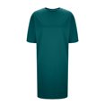thumbnail image 4 of fatyb Robes d'Été 2025 pour Femmes Manches Courtes Décontractées Robes T-Shirt Col Rond Amples Unies Longues Robes, 4 of 6