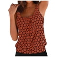 thumbnail image 3 of Gibobby Two Piece Tankini Bathing Suits for Women One Shoulder Swim Top with Bottom Swimsuits(Orange,XXL), 3 of 7