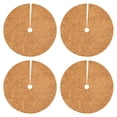 thumbnail image 1 of Bgsha Coconut Shell Mulch Mats Round Hole Mats Coconut Fibers Mulch Ring Tree Protector Mat Coir Tree Protection Tree Ring Mats Tree Disc Plant Cover For Indoor Outdoor 4 Pcs, 1 of 1