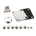 thumbnail image 1 of Esquirla Guitar Neck Plate Set Electric Guitar Hardware Set for Electric Guitars Bass Argent, 1 of 8