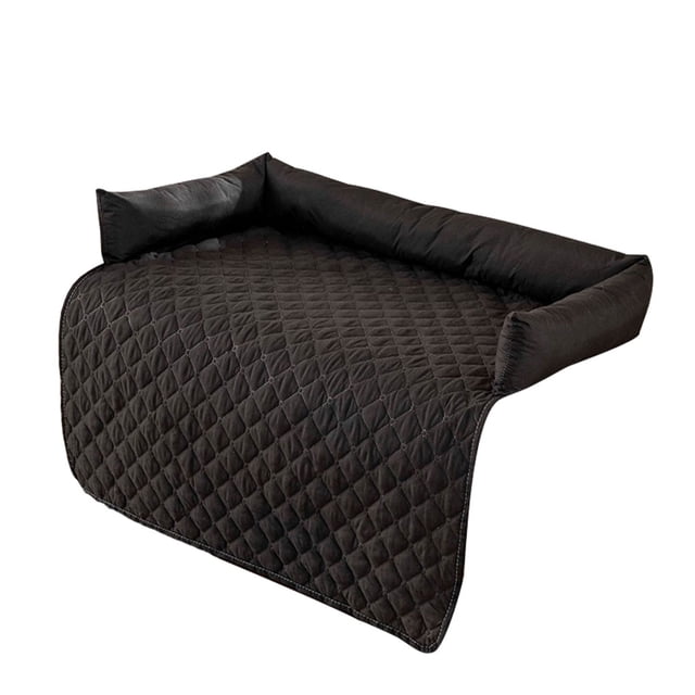 Maytalsory Résistant à l'Eau Lit pour Animaux de Compagnie Sec et Confortable avec Lit Résistant à l'Eau Matelas de Lit pour Chien Noir 90 * 135