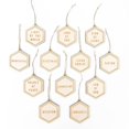 thumbnail image 2 of Creative Pendant Christmas Tree Decor Letter Printed Eco-Friendly Wooden Pendant For Home Inside Fireplace Decoration, 2 of 4