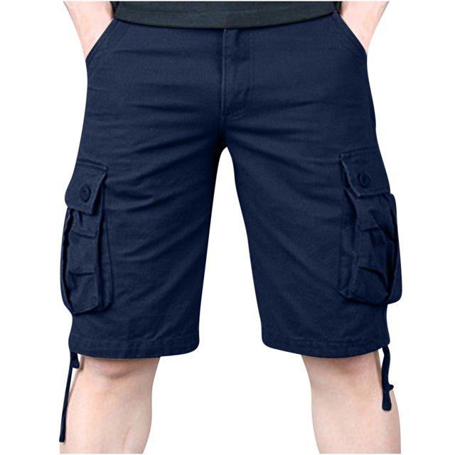 Cameland Men's Plus Size Cargo Shorts Multi-Pockets Relaxed Summer Beach Shorts Pants