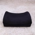 thumbnail image 1 of RENACLIPY Black Thick Back Cushion Memory Foam Lumbar Support Pillow for Office and Home Use, 1 of 8