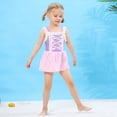 thumbnail image 2 of Maillot de Bain d'Été Deux Pièces pour Petite Fille, Bikini de Jeu de Rôle, Tankini pour Tout-Petit, Rouge, 3 à 10 Ans, 2 of 6