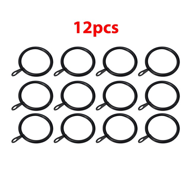 Metal Curtain Rings Hanging Hooks for Curtains Rods Pole Voile Heavy duty Rings