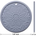 thumbnail image 3 of Silicone Trivets for Hot Pots and Pans Silicone Trivet Mat Set with 3 Carved Patterns Hot Pot Holder Hot Pads Kitchen Pans and Pots Set Hot Pads Pot Holders, 3 of 4