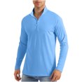 thumbnail image 1 of Birdeem Mens Summer Sunscreen Is Lightweight Breathable and Solid Color Stand Collar Long Sleeved, 1 of 4