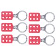 thumbnail image 1 of Insulation Padlock Hasp, 6PCS High Security Firm Lockout and Tagout Hasp  for Workshops, 1 of 7
