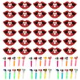 thumbnail image 1 of 30 Pcs Sifflets en Plastique Dessin Animé Cheerleading Sifflets Fête d'Anniversaire Sifflets, 1 of 8