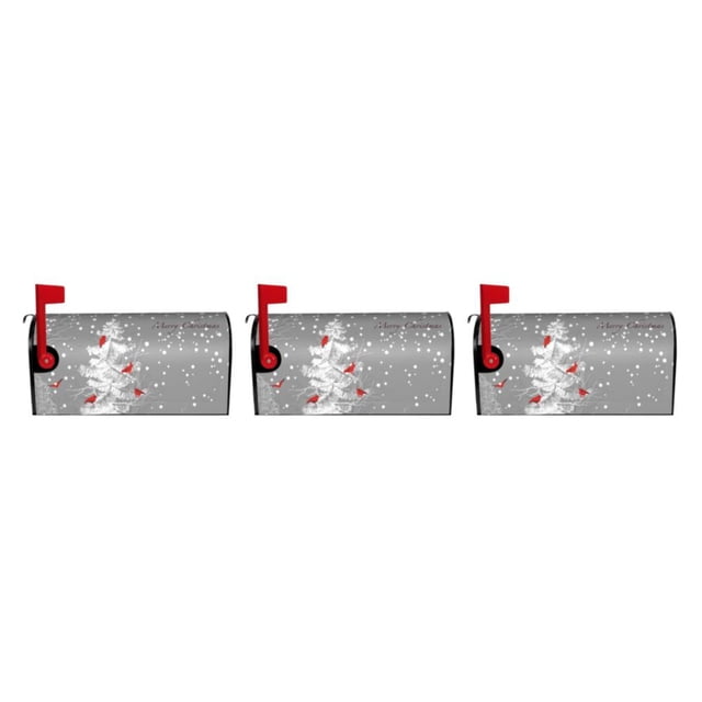 Ruiboury Weather-resistant And Robust Couch Cover Easy To Vivid Print Christmas Deer Pattern Mailbox Sleeve Cloth Standard Size YTYH2309057 3Set