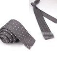 thumbnail image 3 of fastboy Cravate Mince Formelle Tricotée pour Hommes, 3 of 3
