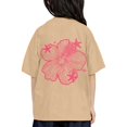 thumbnail image 1 of Fshinging Girls T Shirt Letter Printed Round Neck Short Sleeved Lightweight Tops & Blouses, 1 of 7