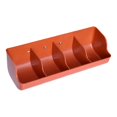 thumbnail image 3 of Baohd Piglet Mangeoire pour Volaille Accessoires d'Élevage 4 Fentes Rouge, 3 of 9
