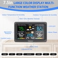thumbnail image 2 of Geevon Upgraded HD Display Weather Station Wireless Indoor Outdoor Thermometer, Digital Weather Thermometer Temperature Humidity Monitor with Barometer, Calendar, and Adjustable Backlight, 2 of 8
