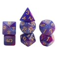 thumbnail image 2 of 7 Pieces Acrylic Polyhedral Party Game Play Entertainment Toys for Role Playing Game , Star, 2 of 8