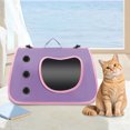 thumbnail image 2 of Lksixu Pet Supplies SingleShoulder Cats Carrier Portable Handheld Pet Bag For Outdoors Large Capacity Foldable Pet Backpack Cats Airline-Approved Carrier for Small Dogs and Cats, 2 of 6