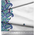 thumbnail image 3 of Soimoi Poly Georgette Fabric Floral & Paisley Block Fabric Prints by Yard 42 Inch Wide, 3 of 3