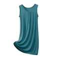 thumbnail image 2 of Elvqul Nuisettes Sans Manches pour Femmes Grande Taille Pyjamas Verts pour Femmes Pyjamas Unis pour Femmes Coton Doux, 2 of 5