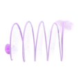 thumbnail image 1 of relayinert Foldable Indoor Cat Tunnel S Type Spring Tent Playing Toy Durable Portable Purple S Plush Ball 1Set, 1 of 6