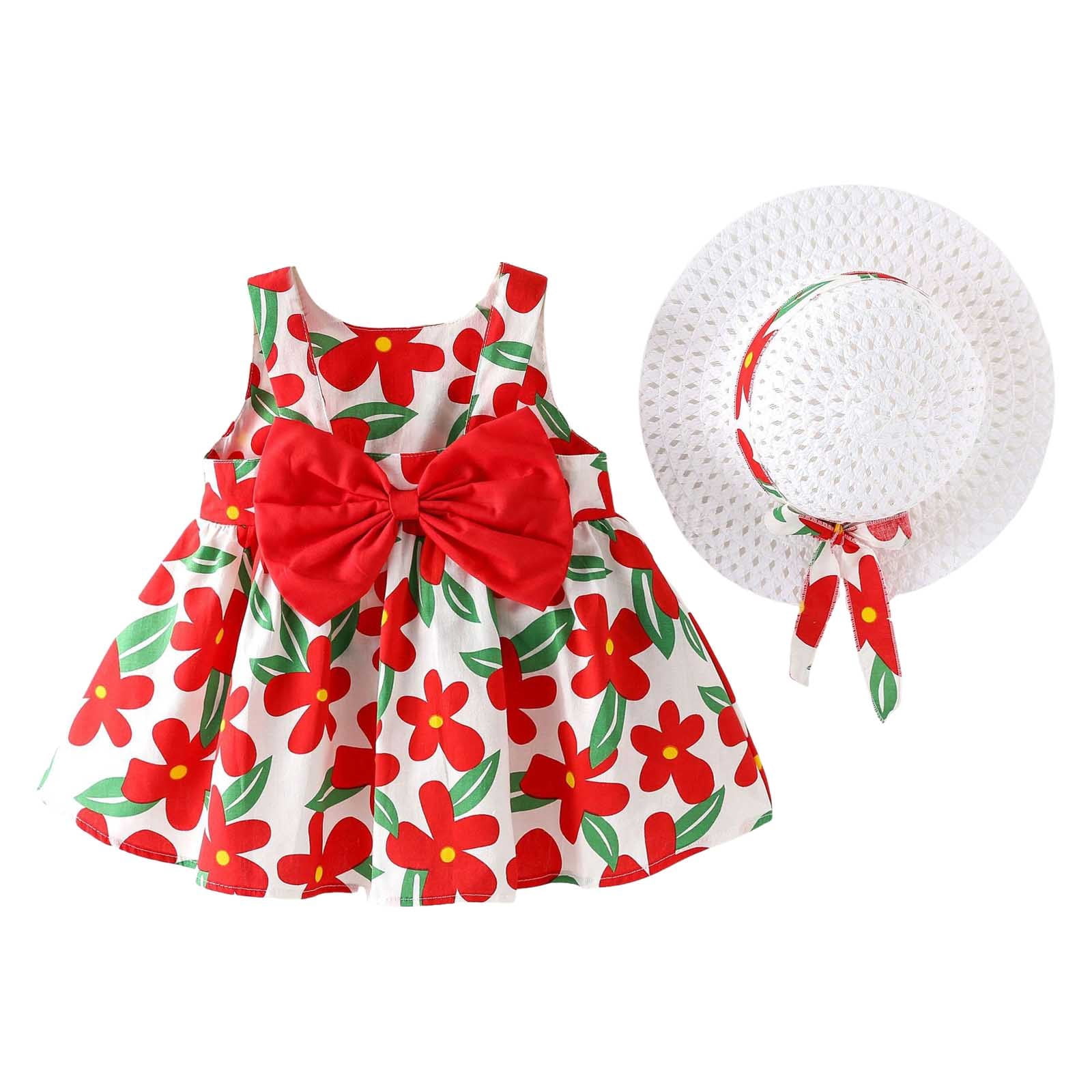 Robe Fillette Tout-Petit Robes Mignonnes pour Filles Robe d'Anniversaire Robe Arc-en-Ciel Vêtements pour Filles 3-4 Ans