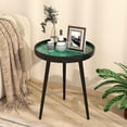 thumbnail image 2 of Costway Table d'Appoint Ronde de 16 Pouces Table Basse Moderne Mi-Siècle avec Décoration de Coquillages, 2 of 10