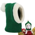 thumbnail image 4 of Dog Christmas Headgear, Wool Material Fashion Style Cute Appearance Exquisite Workmanship Dog Winter Hat  For Cats For Medium Dogs For Small Dogs Red,Green, 4 of 8