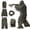 GNL, variant on 5 in 1 Ghillie Suit with Jacket, Pants, Hood, and Carry Bag - 3D Camouflage Hunting Apparel for Outdoor Activities
