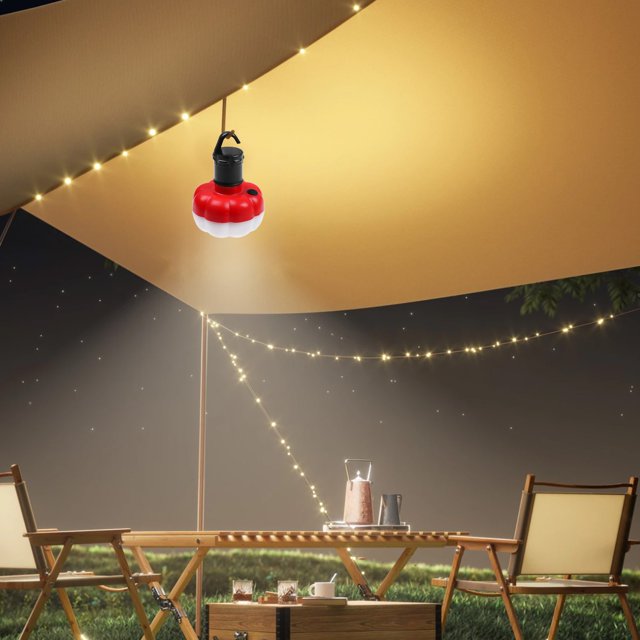 JMYHOAM Camping Lantern Outdoor Pumpkin Camping Lights Hanger Hanging Lights Camping Tent Emergency Lights Outdoor Camping Field Work Lights Camping tools