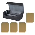 thumbnail image 1 of Bunblic Card Deck Box Can Holds 1200+ Cards Display Premium Sturdy Game Card Storage Black Gray Khaki, 1 of 8