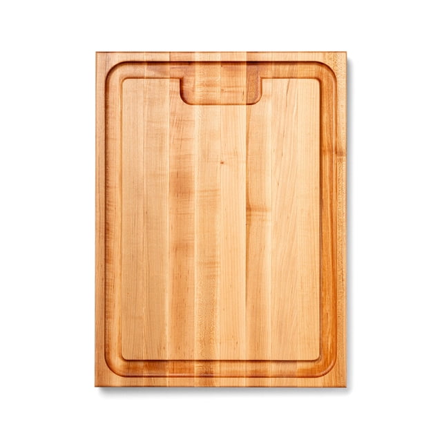 John Boos AuJus Planche à Découper en Bois Réversible avec Rainure à Jus, Érable