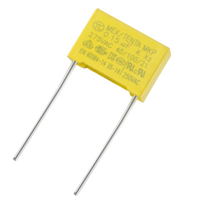 Unique Bargains Capacitors Polypropylene Film 0.15uF 275VAC X2 MKP 10 Pcs