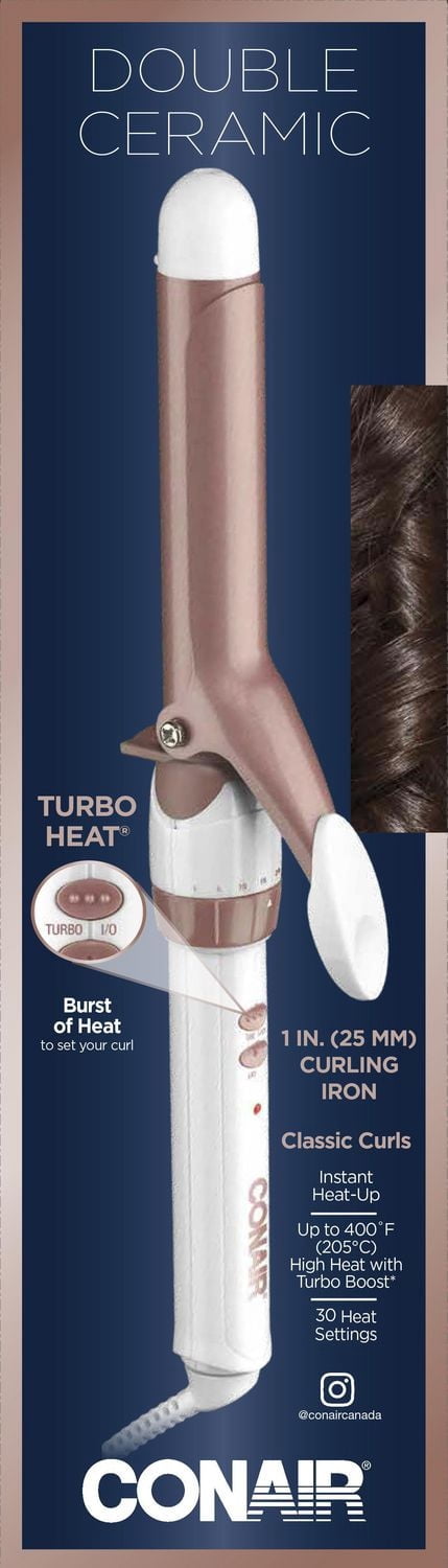 Conair® Fer à Friser Double Céramique 1"