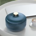 thumbnail image 3 of Small Plastic Storage Containers Plastic Divided Snack Box with Cover, Snack Fruit Tray, Food Storage Lunch Box, Removable and Washable Round Four Compartment, 3 of 7