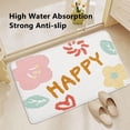 thumbnail image 3 of Non Slip Bathroom Rug 15.74 in x 23.62 in Soft Imitation Cashmere Area Rug for Bedroom Living Room Nursery Dorm, 3 of 6