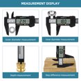 thumbnail image 4 of TFixol 0-6 Inch/ 150mm Electronic Digital Vernier Caliper Carbon Fiber Reinforced Plastic High Precision Slide Caliper LCD Display Measuring Tool (Inch/ Metric), 4 of 7