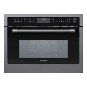 24 In. Black Stainless Steel Built-in Convection Microwave Oven