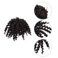 thumbnail image 4 of EeaseCA 4pcs Twists Crochet Braids Twists Fluffy Curly Synthetic Braiding Hair Extension, 4 of 8