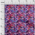thumbnail image 2 of oneOone Silk Tabby Purple Fabric Abstracts Craft Projects Decor Fabric Printed By The Yard 42 Inch Wide, 2 of 5