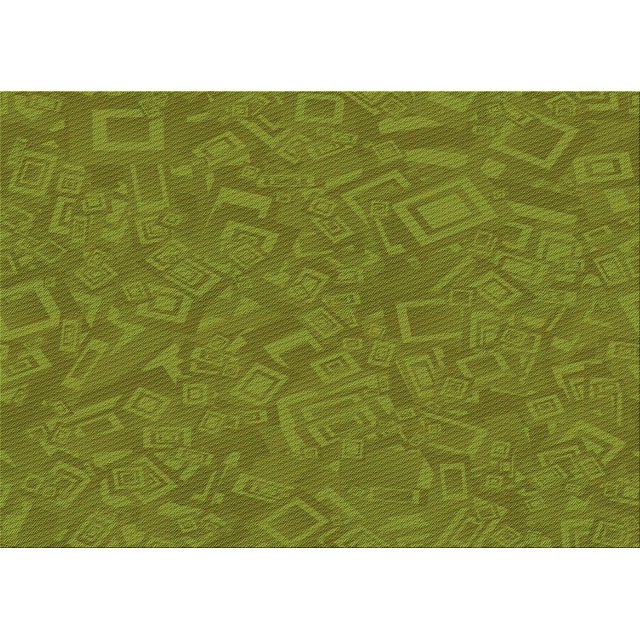 Ahgly Tapis Rectangulaire Lavable en Machine Intérieur Transitionnel Vert Pistache, 2 Pieds x 5 Pieds