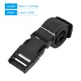 thumbnail image 2 of Unique Bargains Suitcase Belts with Quick Release Buckle Luggage Straps, Black, 2 of 5