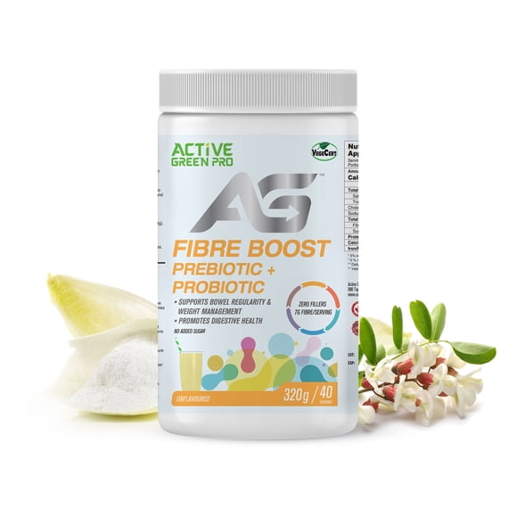 Active Green Pro® - Fibre Boost Prebiotic + Probiotic - Digestive Health - Immune Support - 320g