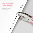 thumbnail image 2 of tenwin Handheld One-Hole Punch Single Hole Puncher Heavy Duty 8 Sheet Capacity for Binder Notebook Craft Paper Greeting Cards Scrapbook, 2 of 8