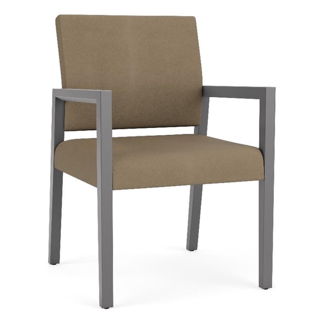 Pemberly Row Chaise d'Attente pour Invités avec Cadre en Bois, Brun