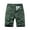 Army Green, variant on BADHUB Drawstring Work Shorts for Men Multi-Pocket Cargo Shorts Ripstop Solid Color Baggy Outdoor Hiking Shorts with Pocket Clearance Gray XL