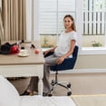 thumbnail image 2 of Homy Casa Commercial Reception Chairs for Office Use, Blue Fabric, 2 of 11