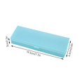 thumbnail image 3 of Amzcrzy Desk Organizer Pencil Storage Student Organizer Pen Pouch Pencil Case Translucent Frosted Stationery Case College Essentials Pencil Box Classroom Organization Office Organization, 3 of 5