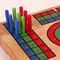thumbnail image 4 of MesaSe 1 Set Cribbage Board Table Game Solid Wood Party Board Game Board Cribbage Cards Board, 4 of 6